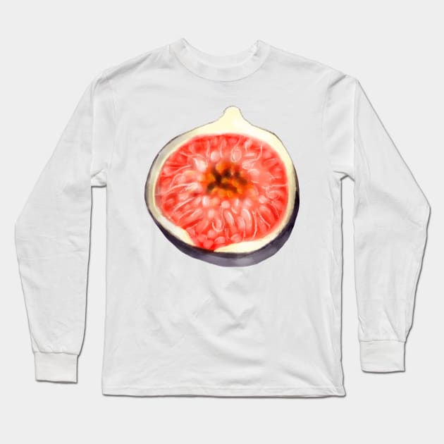 Fig Long Sleeve T-Shirt by melissamiddle